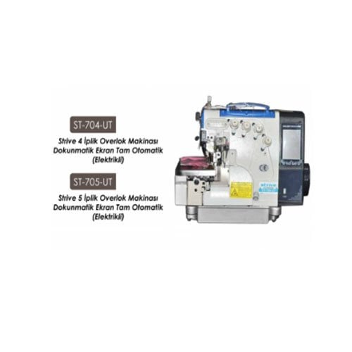 STRİVE 6 İPLİK DOKUNMATİK LCD EKRANLI TAM OTOMATİK OVERLOK MAKİNESİ