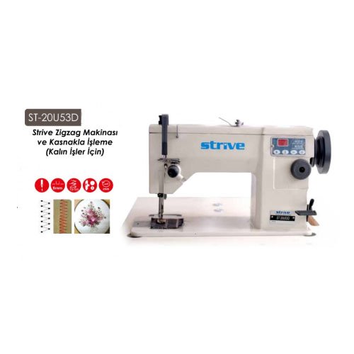 Strive Zigzag ve Kasnak İşleme Makinesi