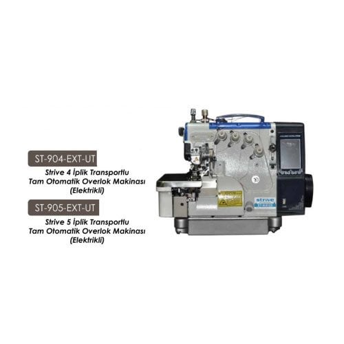 Strive 5 İplik Transportlu Tam Otomatik Overlok Makinesi St-905-Ext-UT