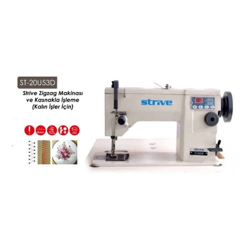 Strive Zigzag ve Kasnak İşleme ( Kasnak Nakış) Makinesi ST-20U53D