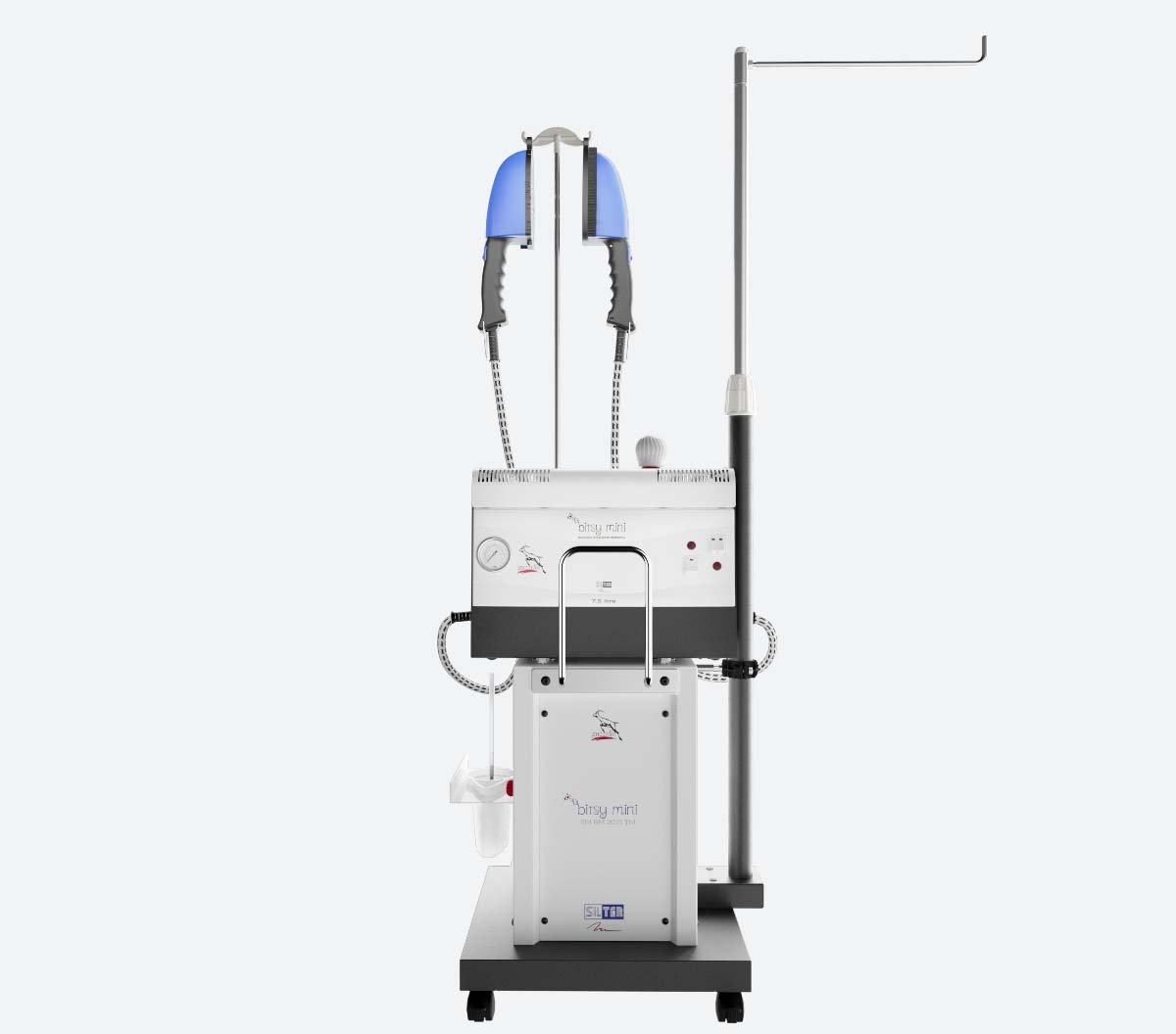 “BİTSY MİNİ” SEHPALI - ASKIDA ÜTÜLEME FIRÇASI - 7.5 LİTRE - İKİ FIRÇALI