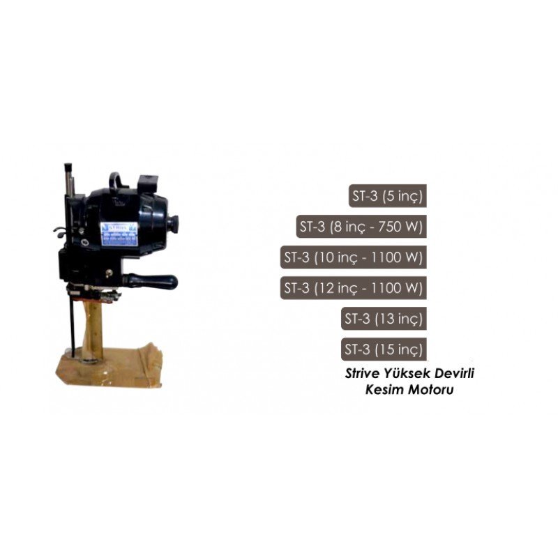 Strive Dik Kesim Bıçağı Yüksek Devirli ST-3 15'' inch