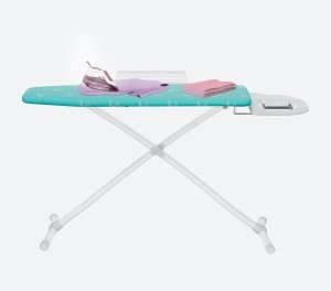 Standart Plus Ütü Masası - Turkuaz - 42X120 CM - Geniş Ütüleme Yüzeyi - Çamaşır Askı  Aparatlı