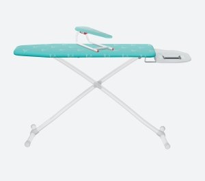 Elegance Ütü Masası - Turkuaz - 42X120 CM - Geniş Ütüleme Yüzeyi - Kol Aparatlı